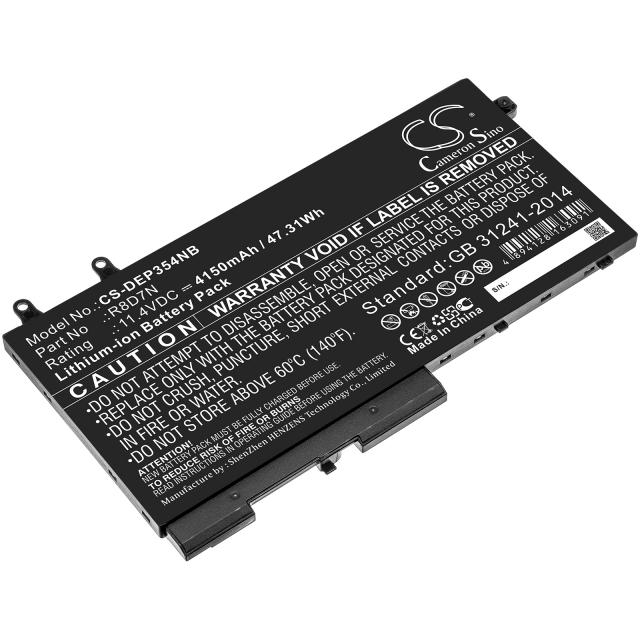 Laptop Battery for DELL Inspiron 7506, LATITUDE 5400, Precision M3540 49HG8 LiIon  11,4V 4100mAh CAMERON SINO 