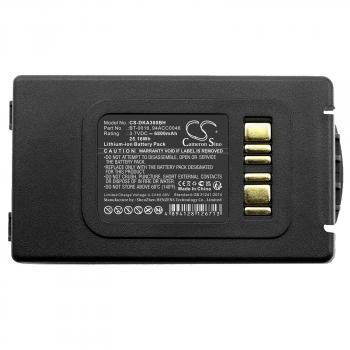 Camera Battery for  barcode scanner Datalogic Skorpio X3 X4 BT-0016   LiIon  3.7V 6800mAh Cameron Sino