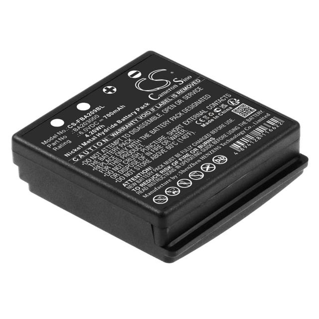 Camera Battery for Crane Remote Control  HBC Radiomatic Eco, Micron 4,6  SPECTRUM 1,2 FUB9NM BA209060 NIMH 6V 700mAh black Cameron Sino 