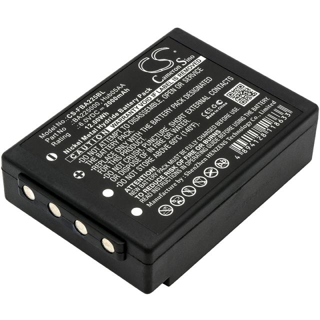 Camera Battery for Crane Remote Control  HBC Radiomatic Eco, Micron 4,6  SPECTRUM 1,2 BA225000 NIMH 6V 2000mAh black Cameron Sino 