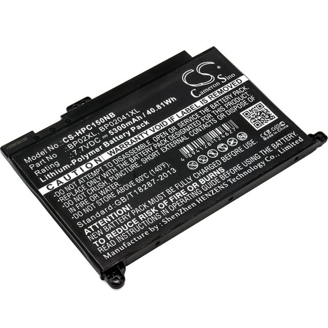 Laptop Battery for HP PAVILION 15-AU003TU, Pavilion 15-AU139TX HSTNN-LB7H TPN-Q172  LiPo 7.7V  5300 mAh CAMRON SINO 