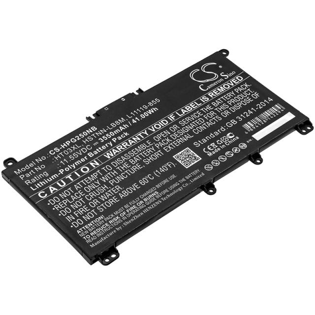 Батерия за лаптоп HP 14-CE1008TX, 15-DA0128NIA, HSTNN-DB8R HT03XL LiPo 11,55V 3550mAh CAMERON SINO 