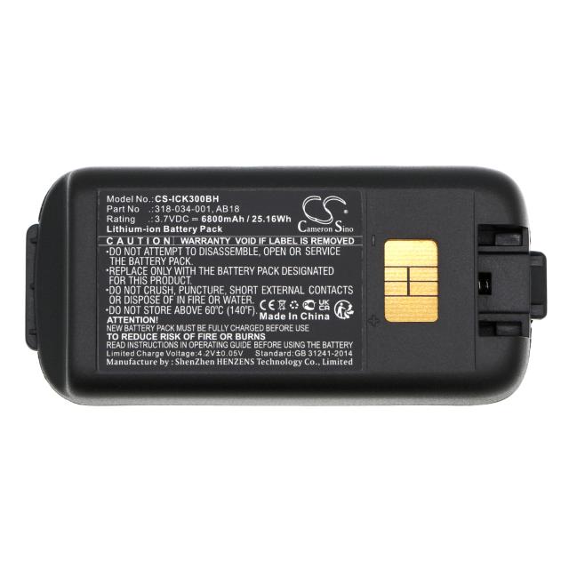 Батерия за баркод скенер Intermec CK3 CK3A  318-034-001 LiIon 3.7V 6800mAh Cameron Sino 