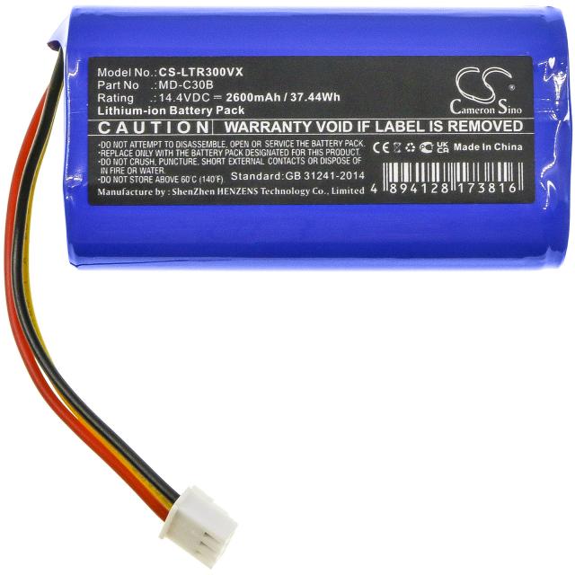 Батерия за прахосмукачка Blaupunkt BPK-VCBB1XB, V-tac VT-5555, Midea М4 LiIon 14,4V 2600mAh CAMERON SINO 