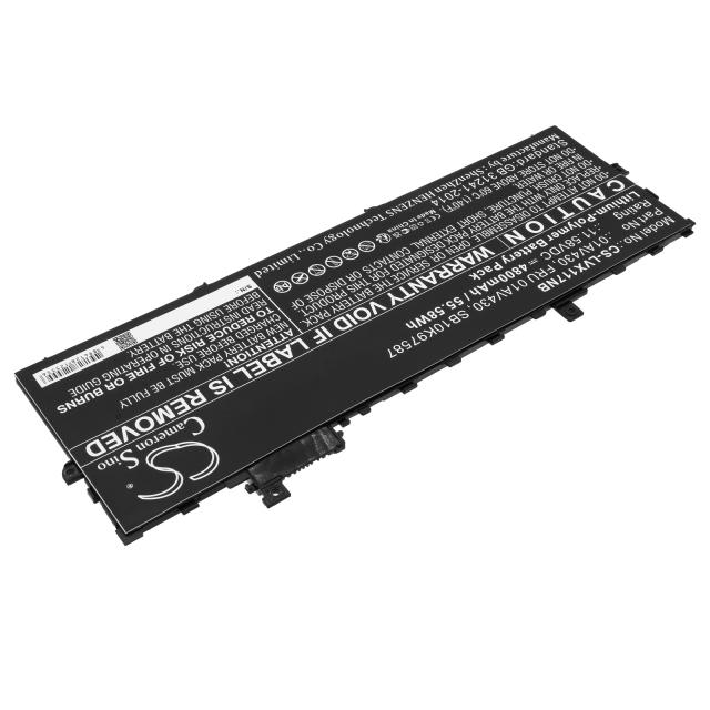 Laptop Battery for  LENOVO TP X1 20HQS01S00, ThinkPad X1 Carbon 2017-20HR002MGE, 01AV429 LiPo 11.58V 4800mAh CAMERON SINO 