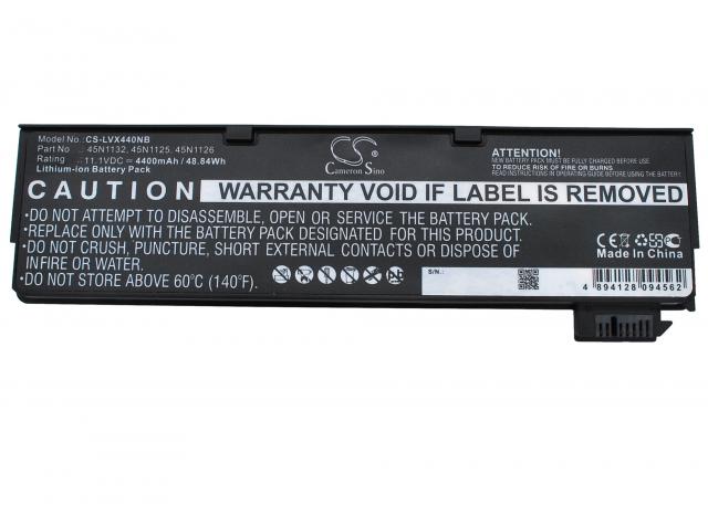 Laptop Battery for LENOVO ThinkPad L450, T440, T440s, T450, T460, X240, X250, 45N1125 LiIon 11.1V 4400mAh CAMERON SINO 