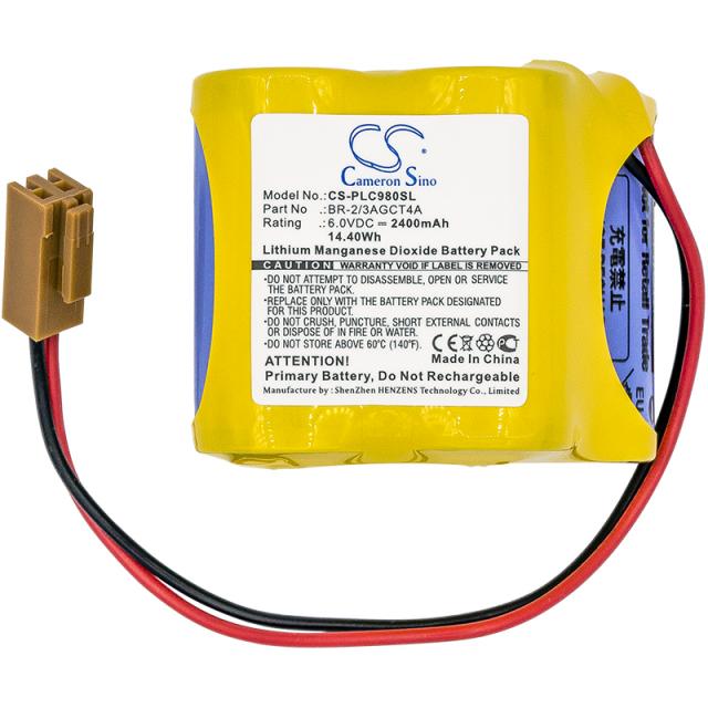 PLC controler Battery  CS-PLC800SL Sanyo  CR8.L CR17450  Li-MnO2  3V 2600 mAh  Cameron Sino 