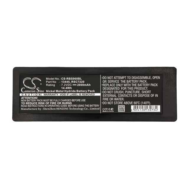 Camera Battery for Crane Remote Control  Palfinger 590 , 960 ; Scanreco  592, 960 RSC7220  NIMH 7,2V 2000mAh /3 connectors of the battery/ Cameron Sino 