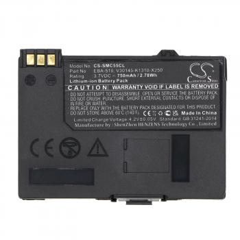 Battery for cordless phone Siemens Gigaset SL1   3,7V 750mAh LiIon CAMERON SINO