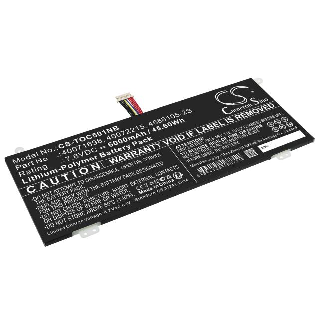 Laptop Battery for TOSHIBA Dynabook Satellite Pro C40-G-11G LiIPo 7,6V 6000mAh CAMERON SINO 