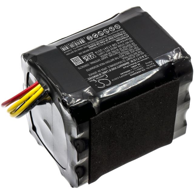 Camera Battery for Vacuum cleaner  Rowenta RG7975WH/NS0, RG7987WH/NS0 SS-2230002528  LiIon 14,4V 2600mAh CAMERON SINO 