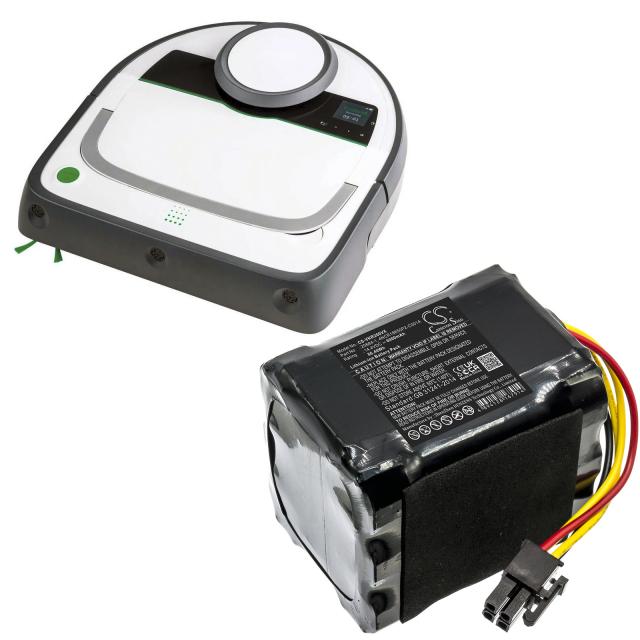 Camera Battery for Vacuum cleaner  Rowenta RG7975WH/NS0, RG7987WH/NS0 SS-2230002528  LiIon 14,4V 2600mAh CAMERON SINO 