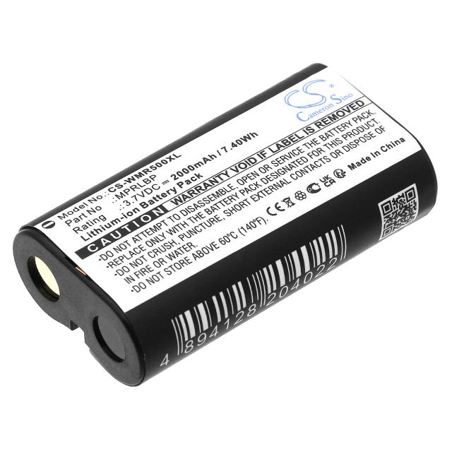 Battery for BLUETOOTH headphones  Wisycom MPRLBP, MPR30, MPR50, MPR51, MPR52, MTP60 LiIon 3.7V 2000mAh CAMERON SINO 