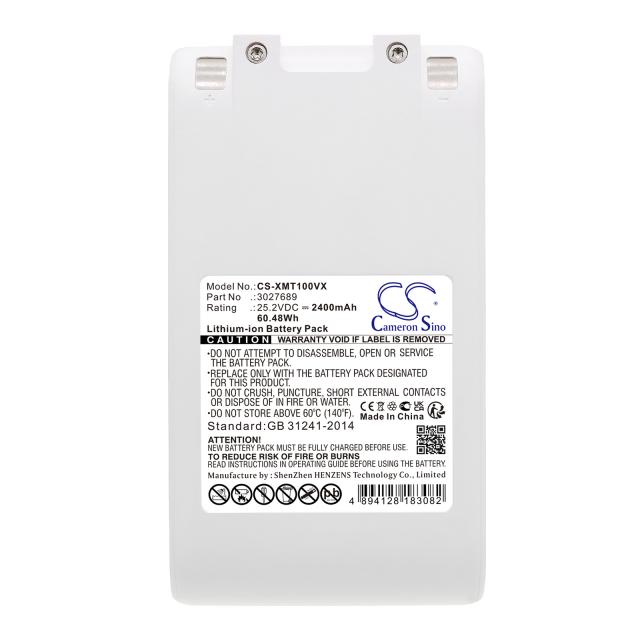Camera Battery for Vacuum cleaner  Xiaomi Dream G9, G10, T10, T20 3027689 LiIon 25,2V 2400mAh CAMERON SINO 