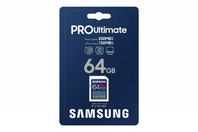 Memory card Samsung PRO Ultimate SD Card 64GB UHS-I , U3, V30 