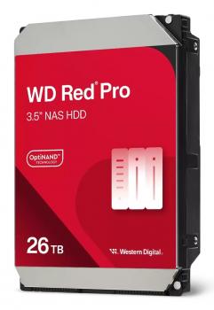 Western Digital Red Pro, 26TB NAS, 3.5", 512MB, 7200RPM, WD260KFGX