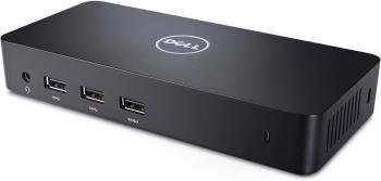 Triple Display Docking Station DELL D3100 ULTRA HD 4K - Black