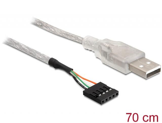 Delock Cable USB 2.0-A male to pin header 