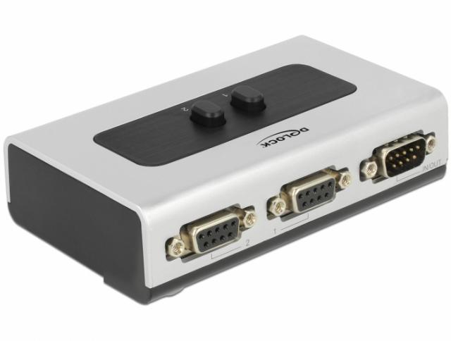 Ръчен превключвател DeLock, RS-232 / RS-422 / RS-485 2-port 