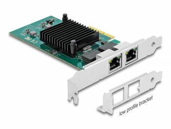 Карта PCI Express x4 Delock към 2 x RJ45 Gigabit LAN i82576