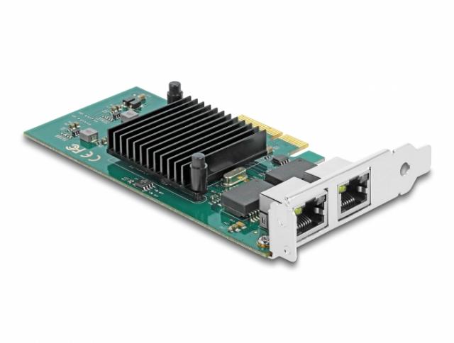 Карта PCI Express x4 Delock към 2 x RJ45 Gigabit LAN i82576 