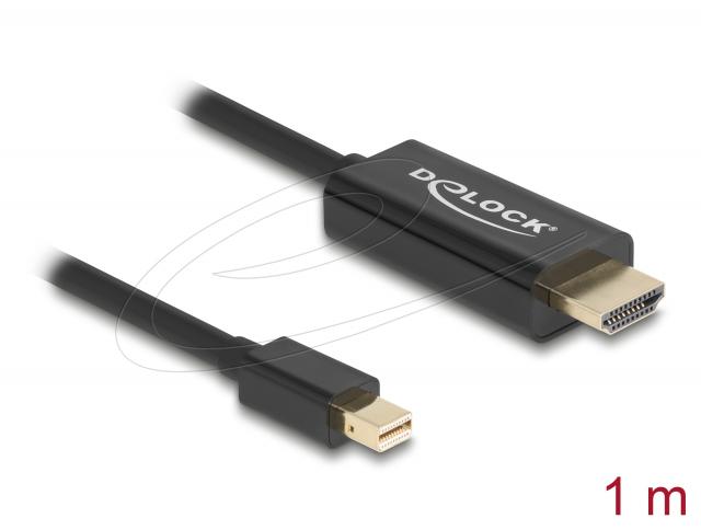 Delock Passive mini DisplayPort 1.1 to HDMI Cable, 1 m 