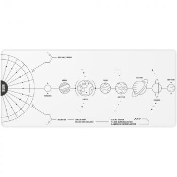 Mousepad Dark Project - Terra Nova White XL
