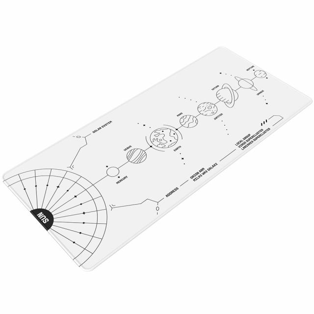 Mousepad Dark Project - Terra Nova White XL 