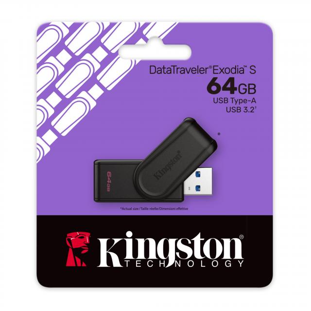 USB памет KINGSTON DataTraveler Exodia S 64GB 