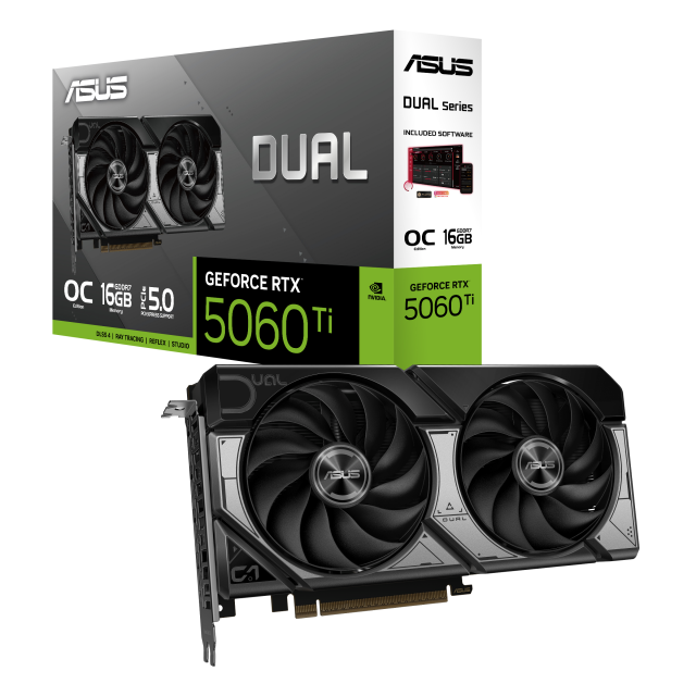 Graphic card ASUS DUAL RTX 5060 TI OC 16GB GDDR7 