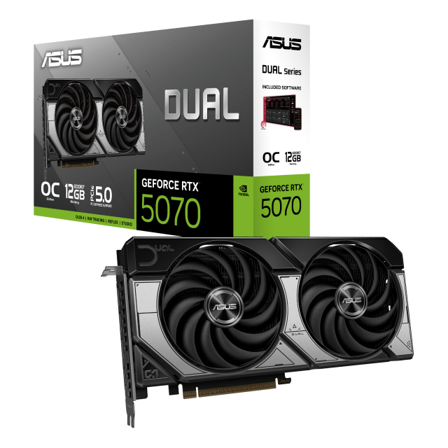 Graphic card ASUS DUAL RTX 5070 OC 12GB GDDR7 