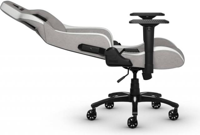 Gaming chair Corsair T3 RUSH - Fabric Grey/White 
