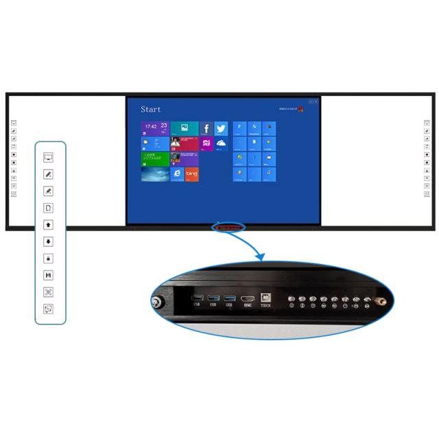 LED Recordable Smart Whiteboard and interactive display VALI146" 