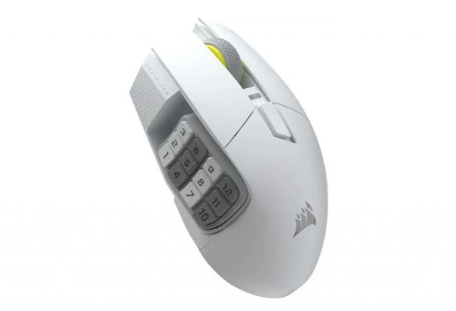 Gaming optical mouse CORSAIR SCIMITAR ELITE WIRELESS SE White, 33000 DPI 