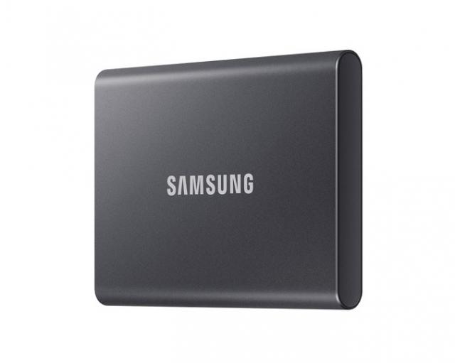 External SSD Samsung T7, 4TB, USB-C 3.2 Gen2, Titan Gray 