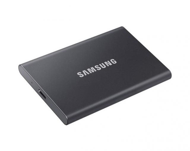 External SSD Samsung T7, 4TB, USB-C 3.2 Gen2, Titan Gray 