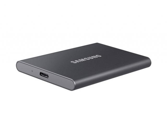 External SSD Samsung T7, 4TB, USB-C 3.2 Gen2, Titan Gray 