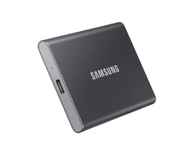 External SSD Samsung T7, 4TB, USB-C 3.2 Gen2, Titan Gray 