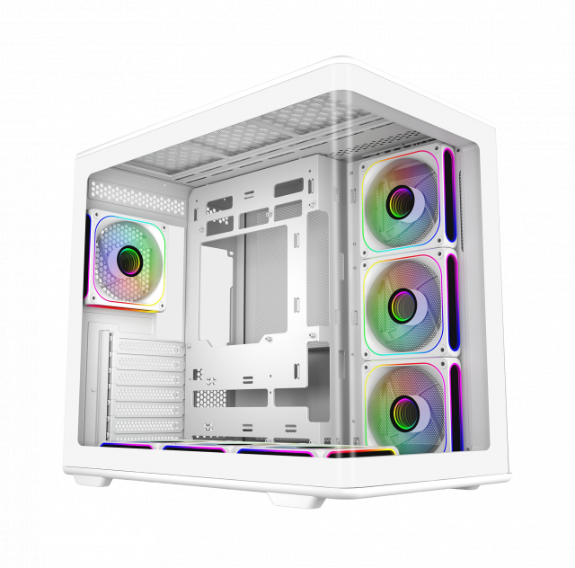Case CoolerMaster Elite 600 - White 