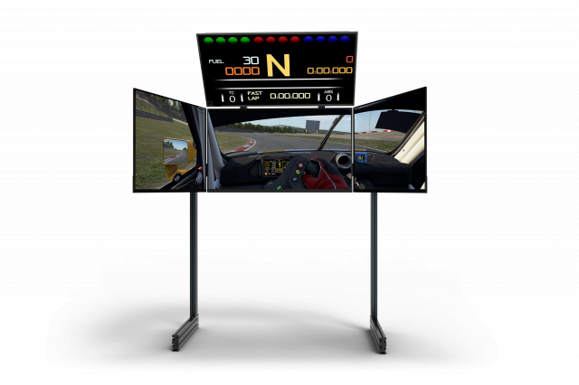 Стойка за монитор Next Level Racing Elite Freestanding Quad Monitor Stand Carbon Grey 