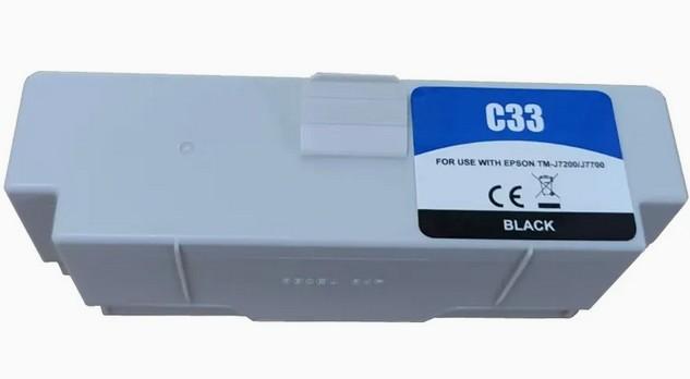 Compatible ink cartridge SJIC33P(K) black for Epson POS TM-J7200/ TM-J7700, 50ml 