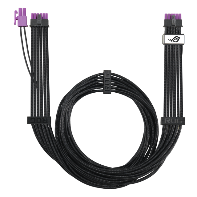 Кабел ASUS ROG Equalizer 12V-2x6 ATX 3.1 & PCIe 5.1 - Black 