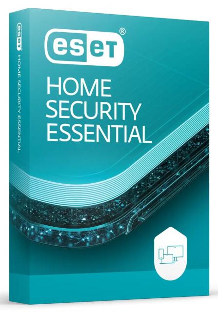 Електронен лиценз - антивирусен софтуер ESET HOME Security Essential, 1 бр. , 1 година 