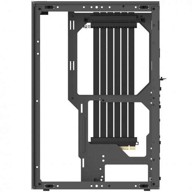 Ssupd Riser Flat Ribbon Cable - PCIe 4.0, 270mm - Black 