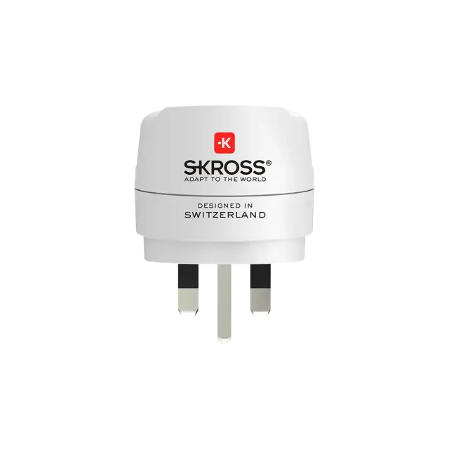 Skross Travel adapter 220V EU to UK 