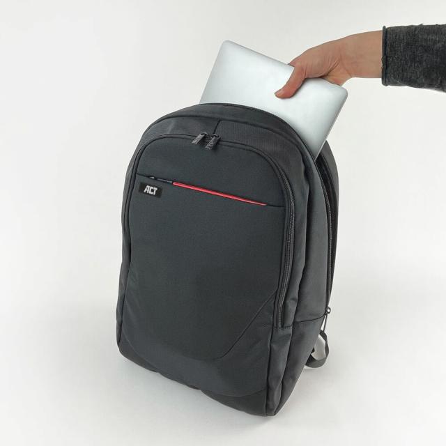 ACT Suburb 15.6" laptop backpack made from recycled plastic bottles 
