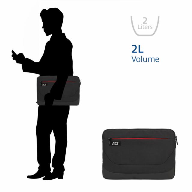 ACT Suburb 13.3" laptop case made from recycled plastic bottles 