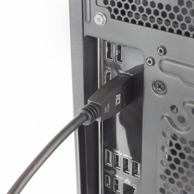 ACT Cable Display port 2.1 male-male, 8K@60Hz, 4k@240Hz, 1m, black 