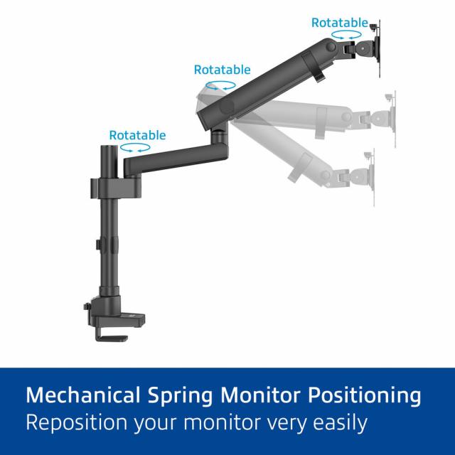 ACT Monitor stand max. 40" with one arm, spring mechanism, up to 12kg 