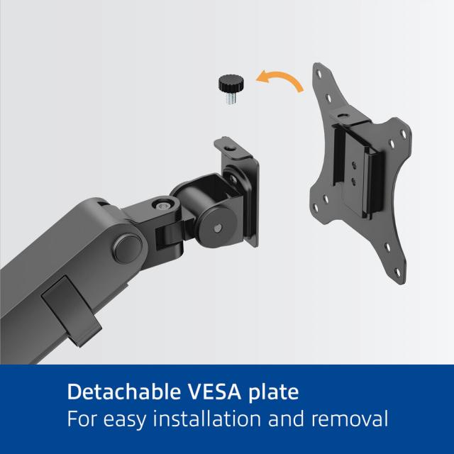 ACT Monitor stand max. 40" with one arm, spring mechanism, up to 12kg 